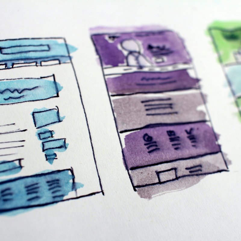 Wireframe skecthes